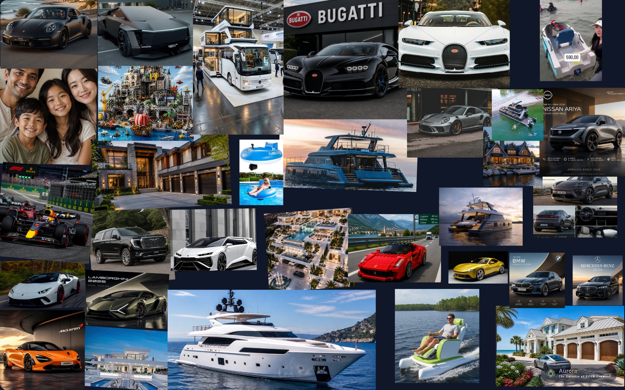im a famous legend — vision board by Aidan